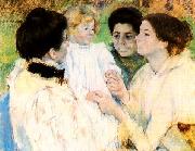 Mary Cassatt Women Admiring a Child oil painting picture wholesale